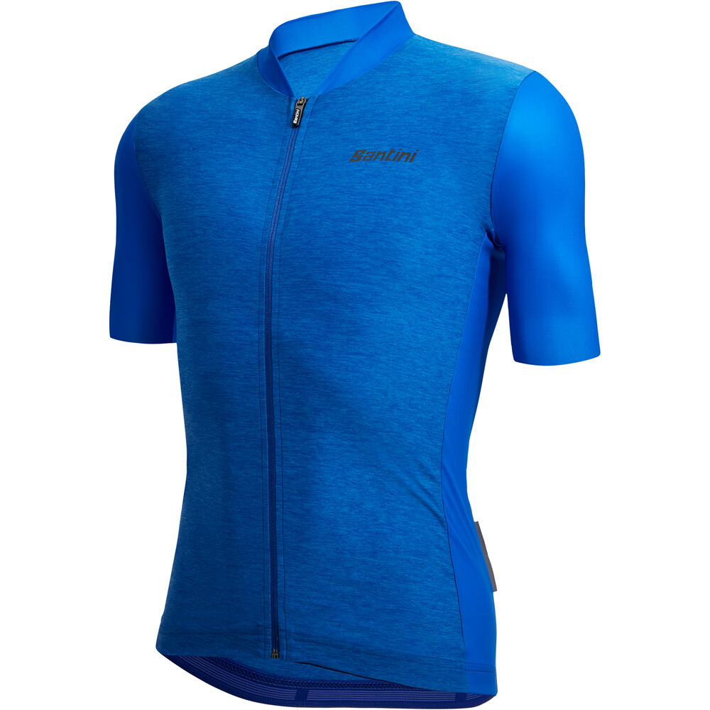 Santini maillot manga corta hombre COLORE PURO - JERSEY vista detalle