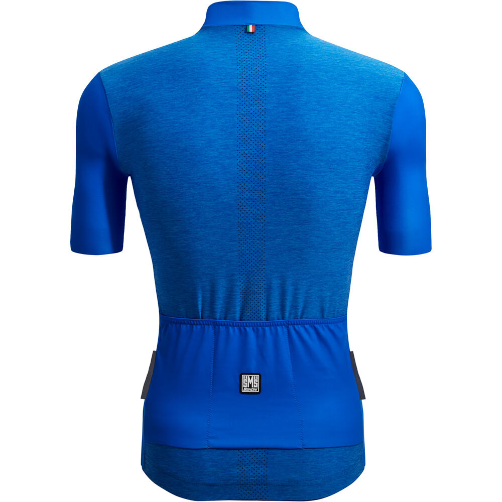 Santini maillot manga corta hombre COLORE PURO - JERSEY vista trasera