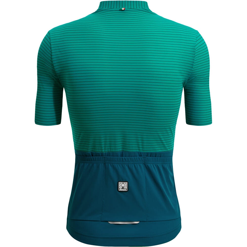 Santini maillot manga corta hombre COLORE RIGA - JERSEY vista trasera