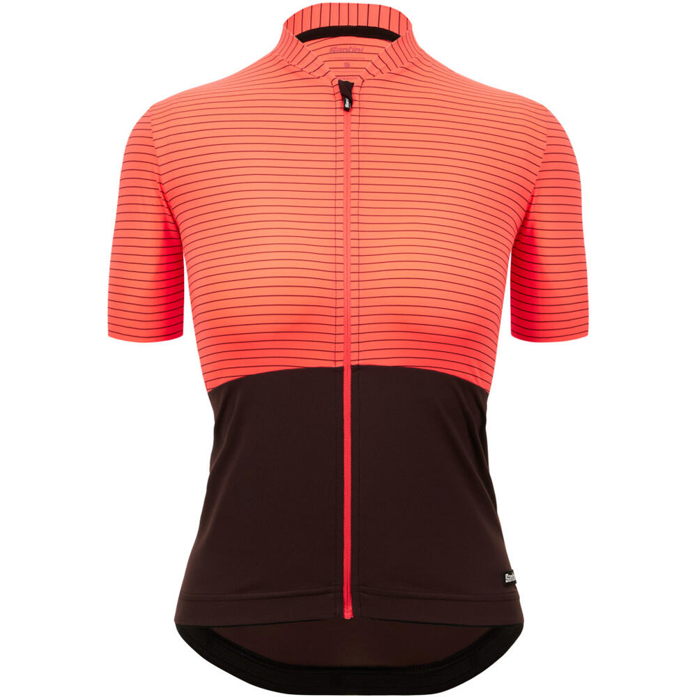 Santini maillot manga corta mujer COLORE RIGA - WOMEN'S JERSEY vista frontal