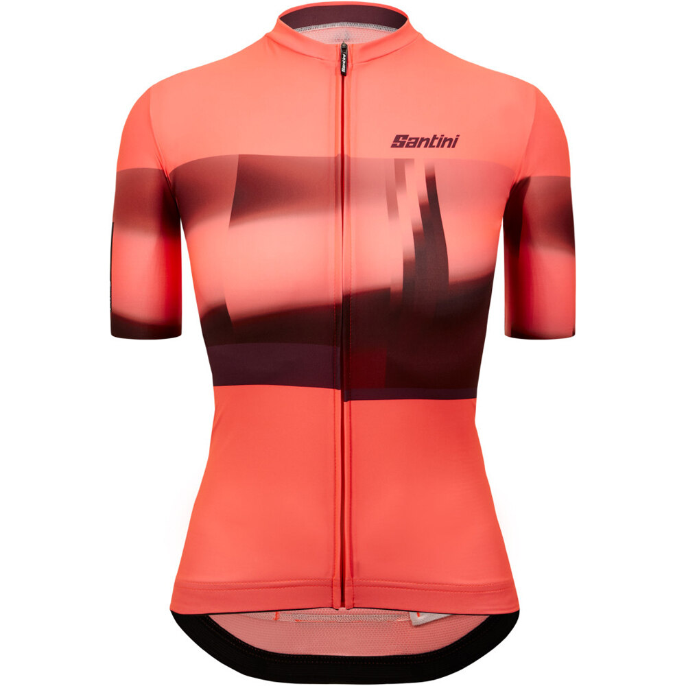 Santini maillot manga corta mujer MIRAGE - WOMEN'S JERSEY vista frontal