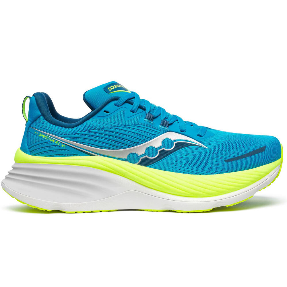 Saucony zapatilla running hombre HURRICANE 24 lateral exterior