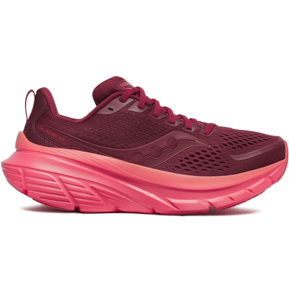 Saucony zapatilla running mujer GUIDE 17 lateral exterior