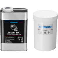 Shimano aceites y lubricante bicicleta Set Mantenimiento + Aceite vista frontal