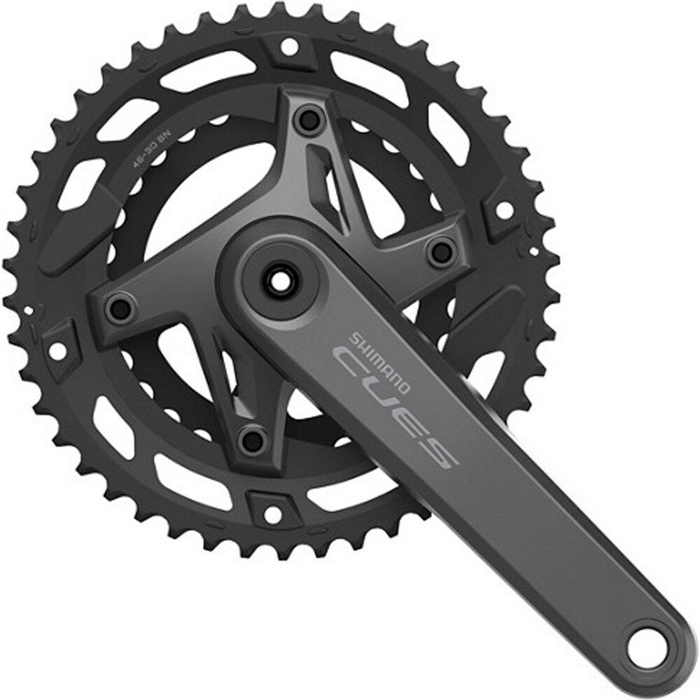 Shimano bielas mtb Crankset 9/10-Speed FC-U6000-2 46/30T 170 vista frontal