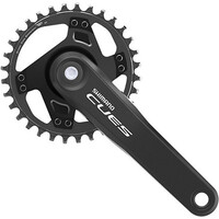 Shimano bielas mtb Crankset 9/10/11-Speed FC-U4000-1 32T 175 vista frontal