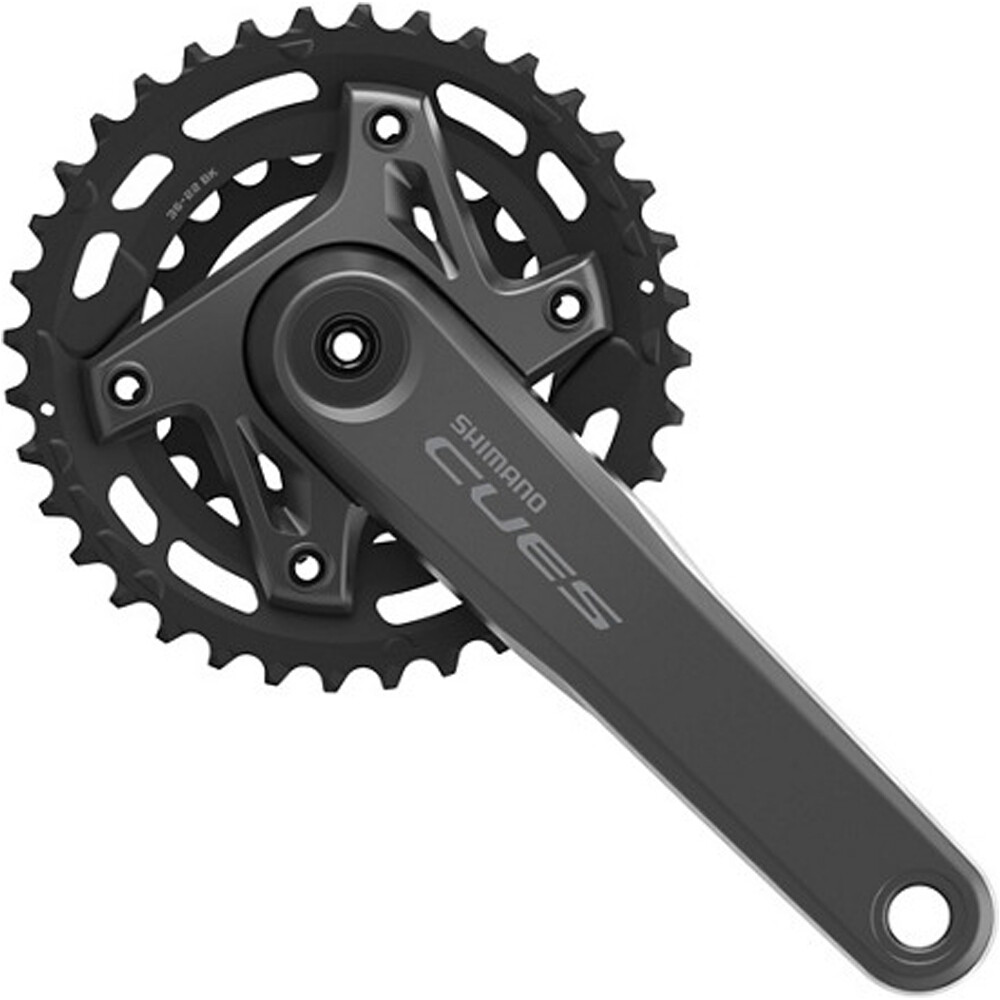 Shimano bielas mtb Crankset 9/10/11-Speed FC-U6000-2 36/22T 170mm vista frontal