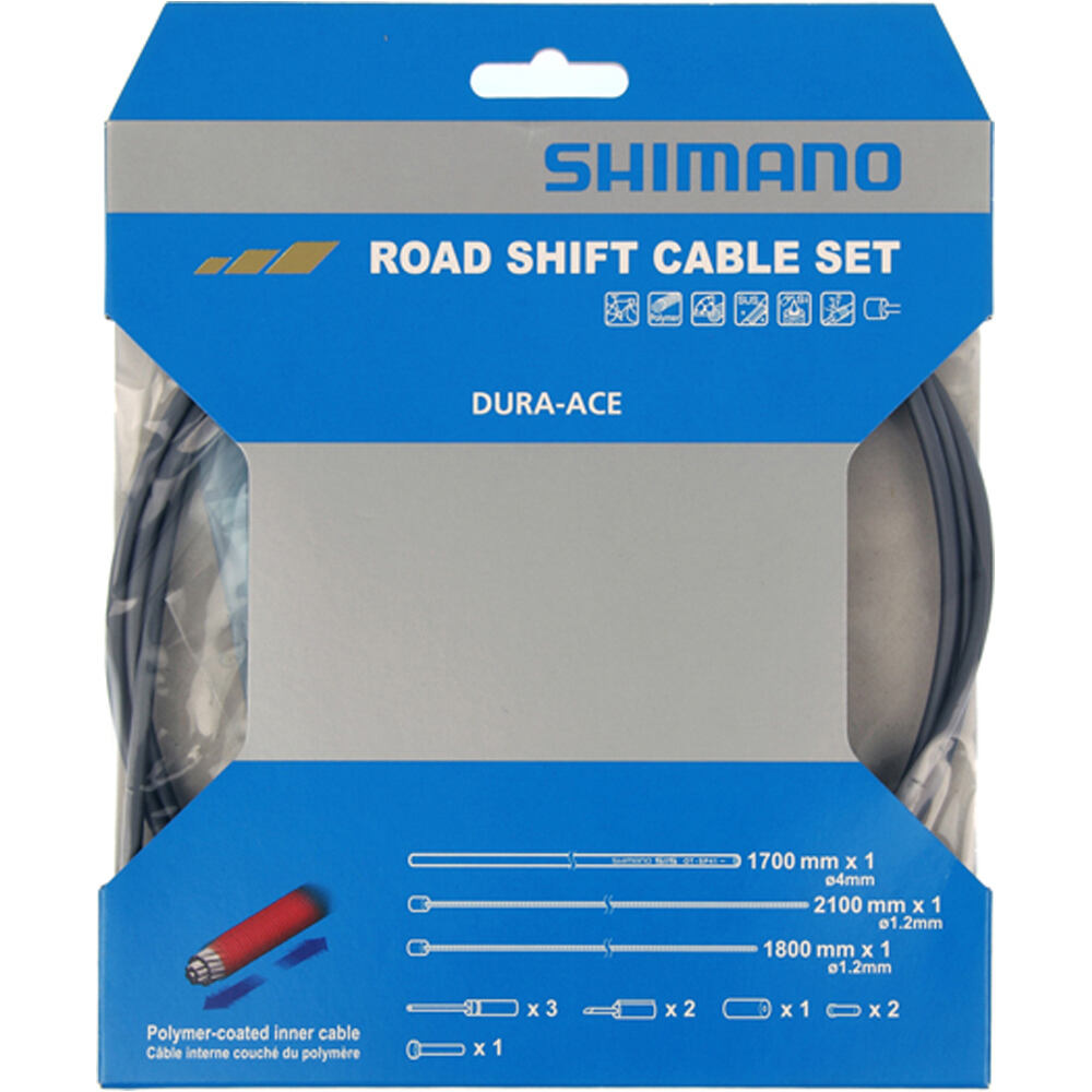 Shimano cableado y tope funda ciclismo CABLE CAMBIO/FUNDA/TOPES CTRA.POLIMERO G vista frontal