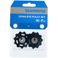 Shimano cambio trasero mtb Poleas Guia+Tension Deore XT vista frontal