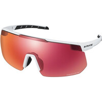 Shimano gafas ciclismo Eyewear SPHR2 Matte Extra White, Ridescape R vista frontal