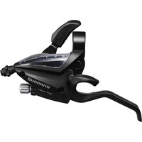 Shimano juego manetas cambio/frenos bicicleta Mando/Palanca Iz. ST-EF500 EZ-FIRE 3v vista frontal