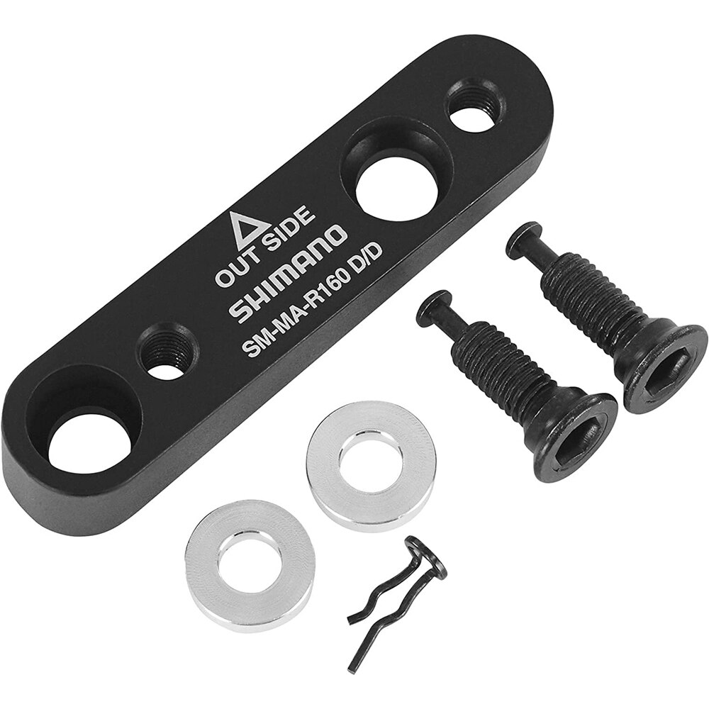 Shimano pastillas discos y accesorios freno Disc Mount Adapter 160mm SM-MA-R160 FLATM vista frontal