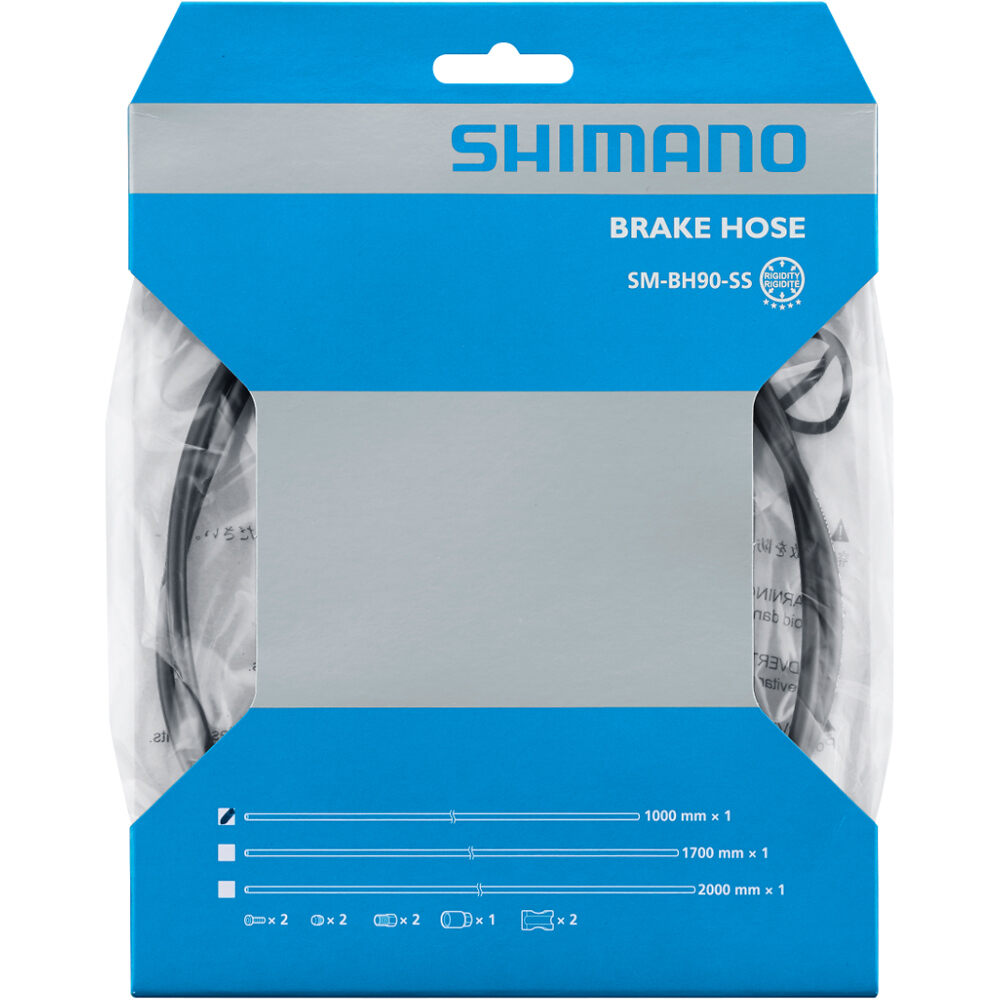 Shimano pastillas discos y accesorios freno LATIGUILLO FD BH90 DEORE 1 M NEGRO vista frontal