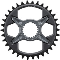 Shimano platos mtb LX Plato SM-CRM75 12 34D vista frontal