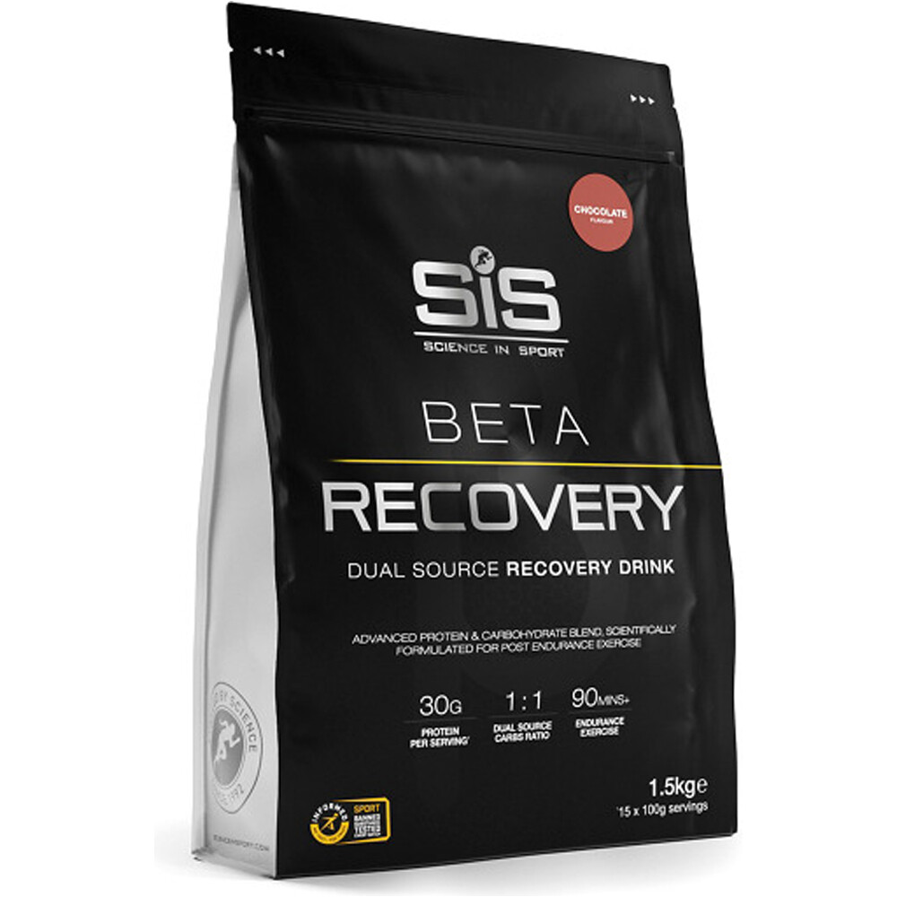 Sis Recuperacion Beta Fuel Recovery Choco Powder 1.5kg vista frontal