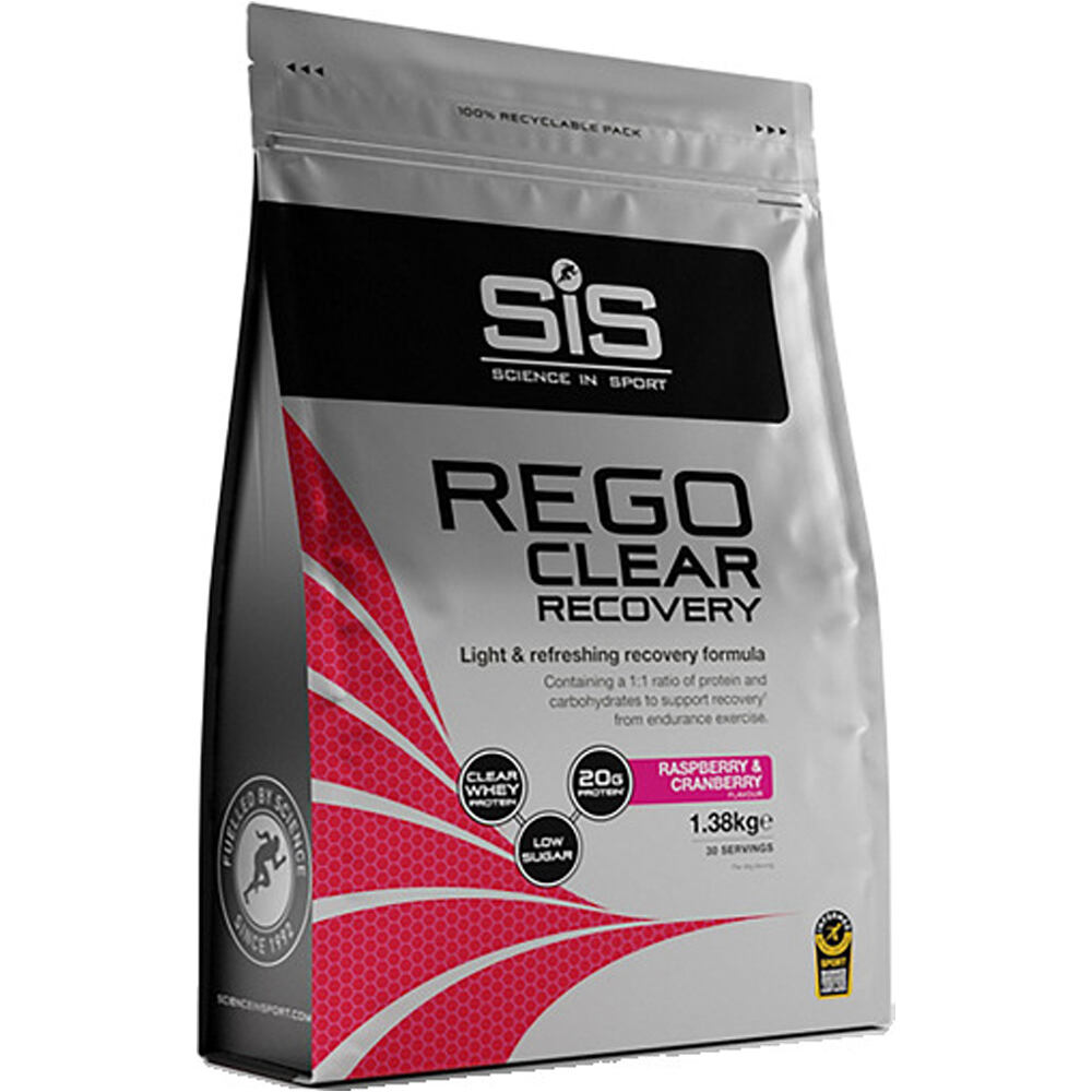 Sis Recuperacion Rego Clear Raspb&Cranb Powder 1.38kg vista frontal