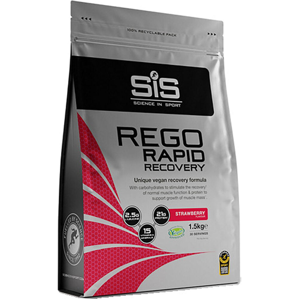 Sis Recuperacion REGO Rapid Recovery Strawbe Powder 1.5kg vista frontal