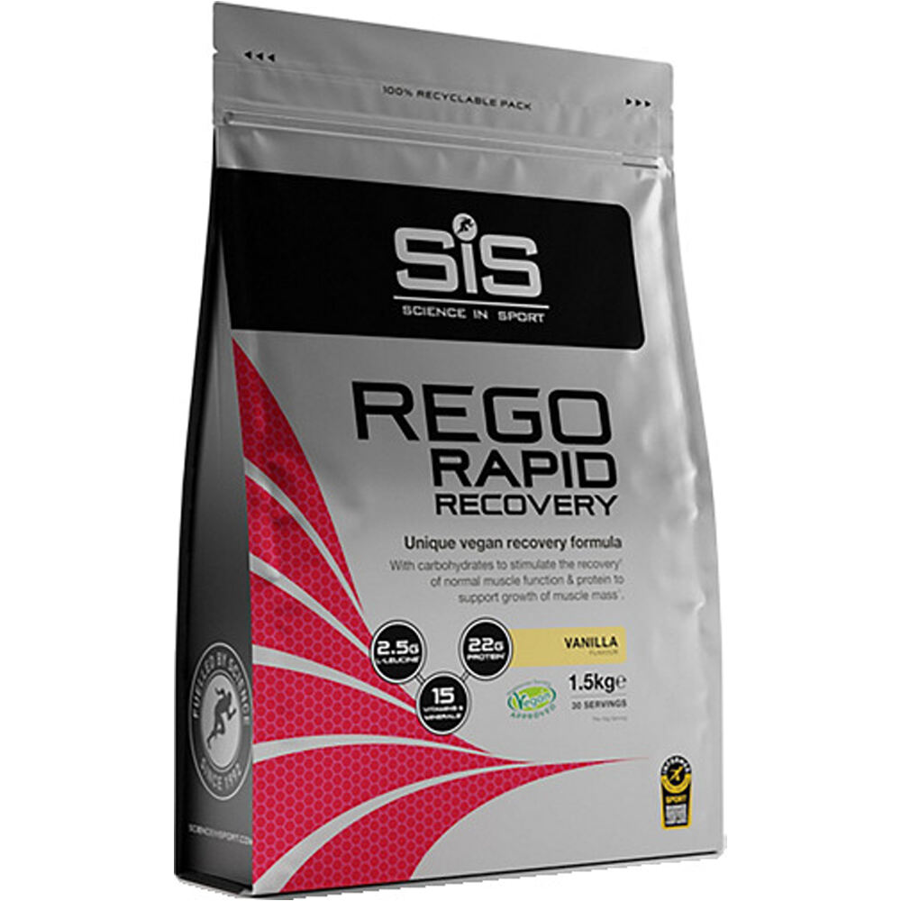 Sis Recuperacion REGO Rapid Recovery Vanilla Powder 1.5kg vista frontal