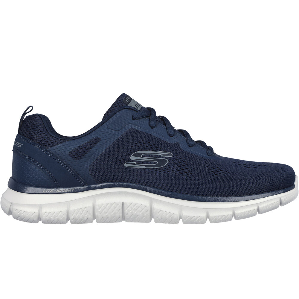 Skechers zapatilla cross training hombre TRACK - BROADER lateral exterior