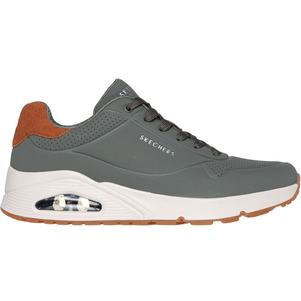 Skechers zapatilla moda hombre UNO - SUITED ON AIR lateral exterior