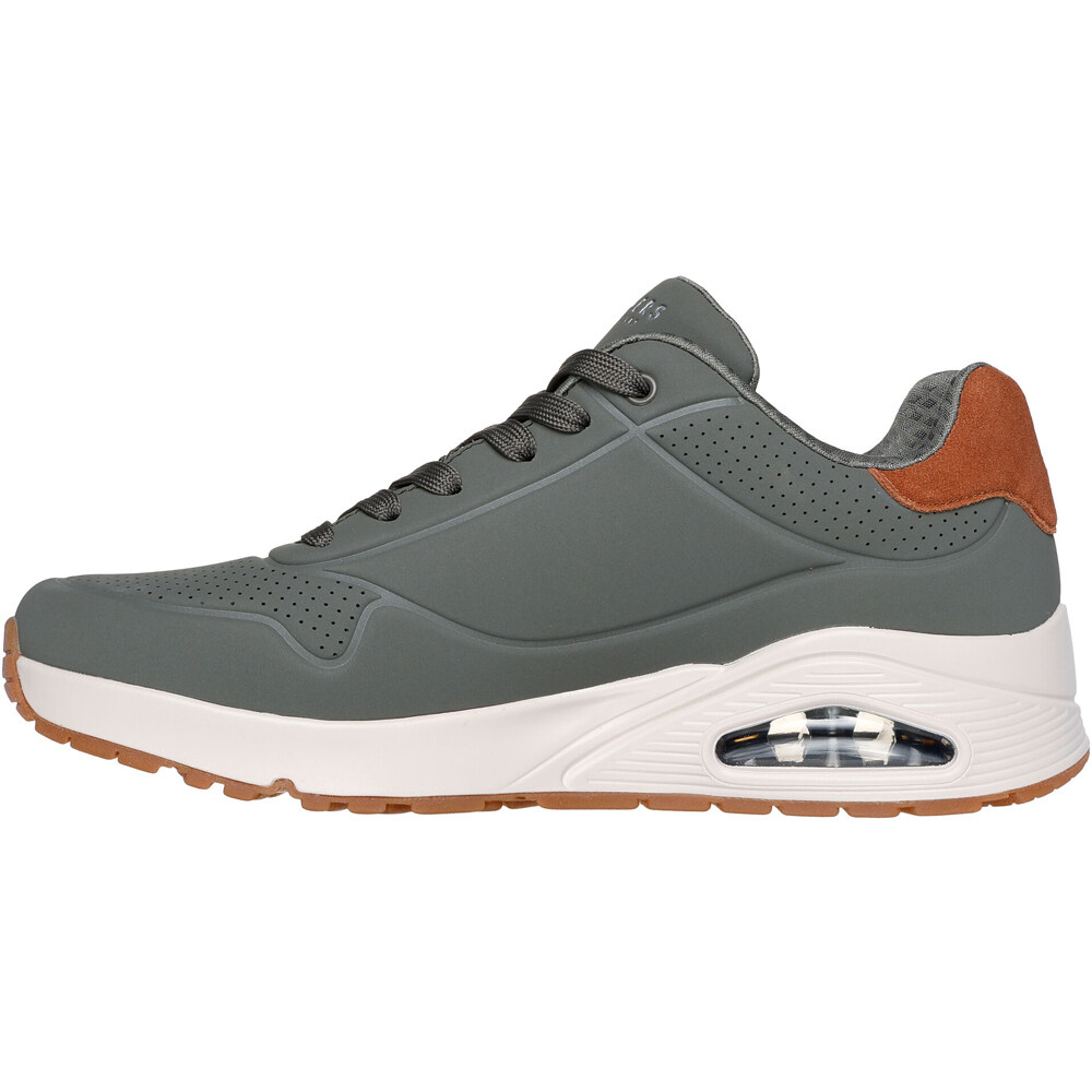 Skechers zapatilla moda hombre UNO - SUITED ON AIR puntera