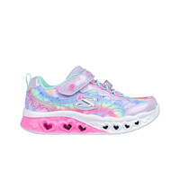 Skechers zapatilla moda niño FLUTTER HEART LIGHTS - GROOVY lateral exterior