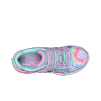 Skechers zapatilla moda niño FLUTTER HEART LIGHTS - GROOVY vista superior