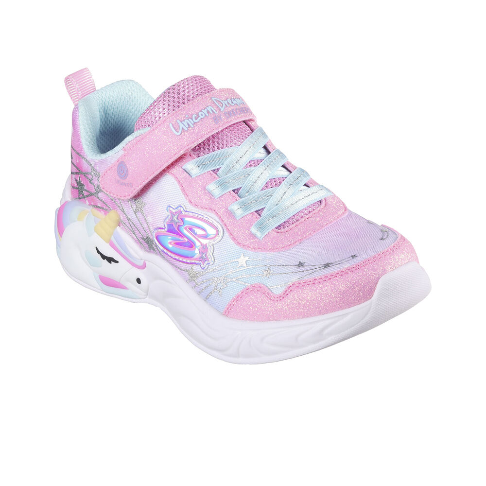 Skechers zapatilla moda niño UNICORN DREAMS - WISHFUL MAGI lateral interior