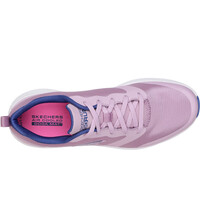 Skechers zapatilla running mujer GO RUN CONSISTENT - LUNAR NIG vista trasera