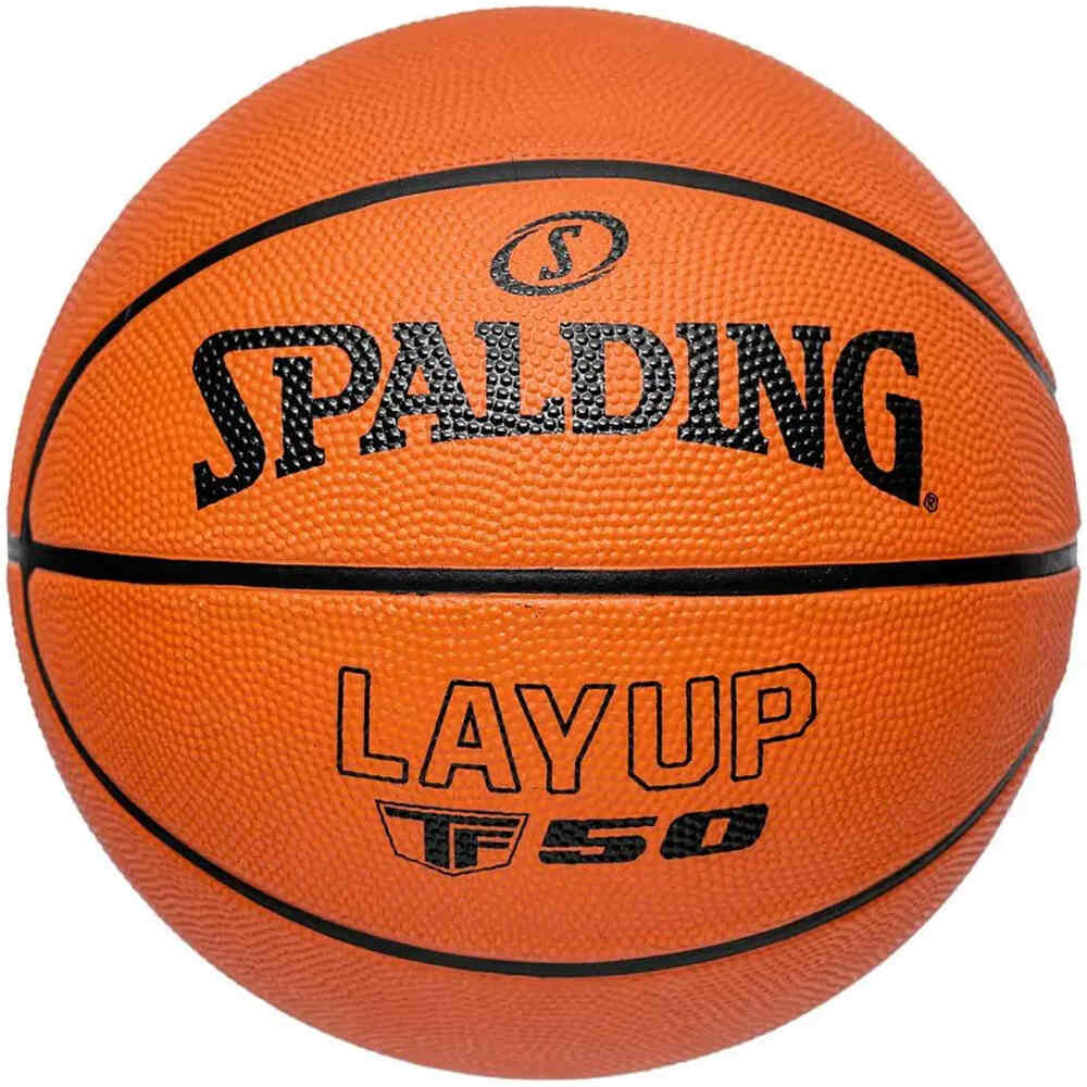 Spalding balón baloncesto TF-50 Sz4 Rubber Basketball Layup 2022 vista frontal