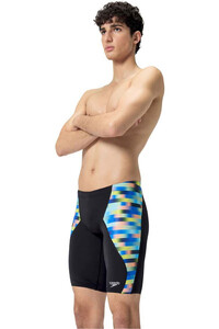 Speedo bañador natación hombre Allover Digital V-Cut Jammer vista frontal