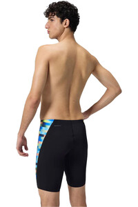 Speedo bañador natación hombre Allover Digital V-Cut Jammer vista trasera