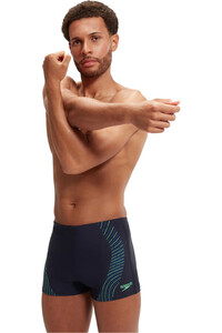 Speedo bañador natación hombre Duo Logo Print Aquashort vista frontal