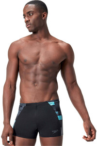 Speedo bañador natación hombre Mens Eco End+ Max Splice Aquashort vista frontal