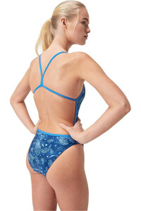 Speedo bañador natación mujer Allover Vback vista trasera