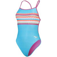 Speedo bañador natación mujer Placement Vback vista detalle