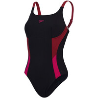 Speedo bañador natación mujer Womens Shaping Solid Splice Swimsuit 04