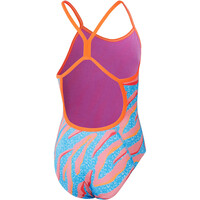 Speedo bañador natación niña Allover Vback vista trasera