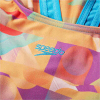 Speedo bañador natación niña Girls Digital Allover Leaderback vista detalle