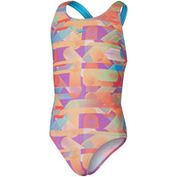 Speedo bañador natación niña Girls Digital Allover Leaderback vista frontal