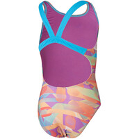 Speedo bañador natación niña Girls Digital Allover Leaderback vista trasera