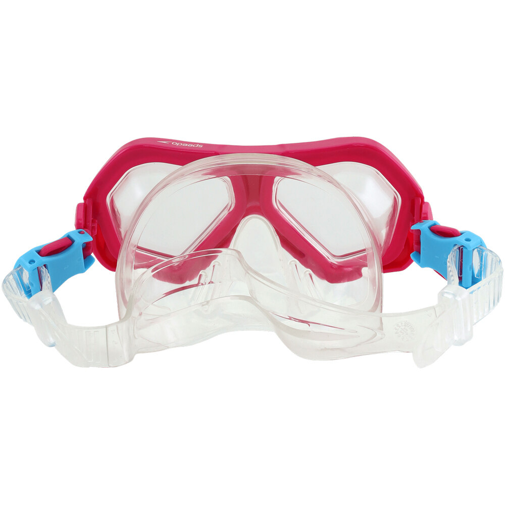 Speedo kit gafastubo y aletas snorkel niño Speedo Leisure Junior Dual Lenses And Fins Set 01