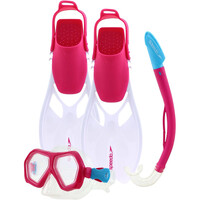 Speedo kit gafastubo y aletas snorkel niño Speedo Leisure Junior Dual Lenses And Fins Set vista frontal