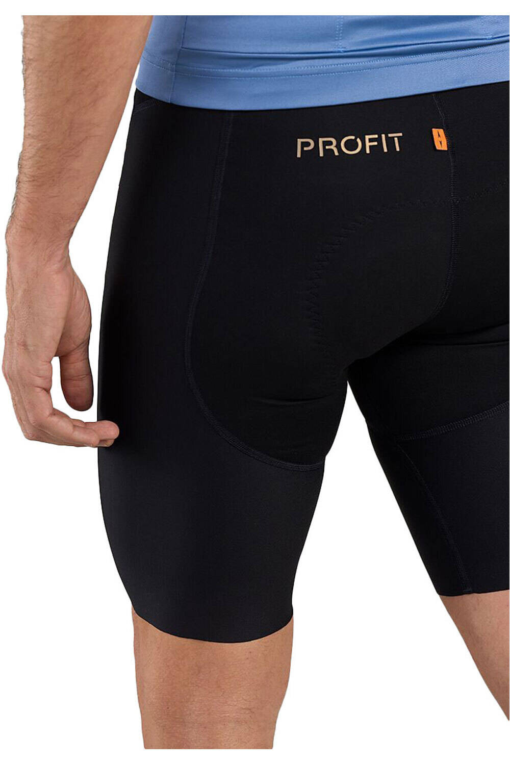 Spiuk culotte corto hombre CULOTE CORTO C/T PROFIT SUMMER HOMBRE NEGRO vista detalle