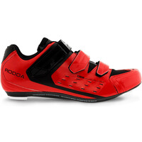 Spiuk zapatillas ciclismo carretera RODDA ROAD UNISEX ROJO lateral exterior