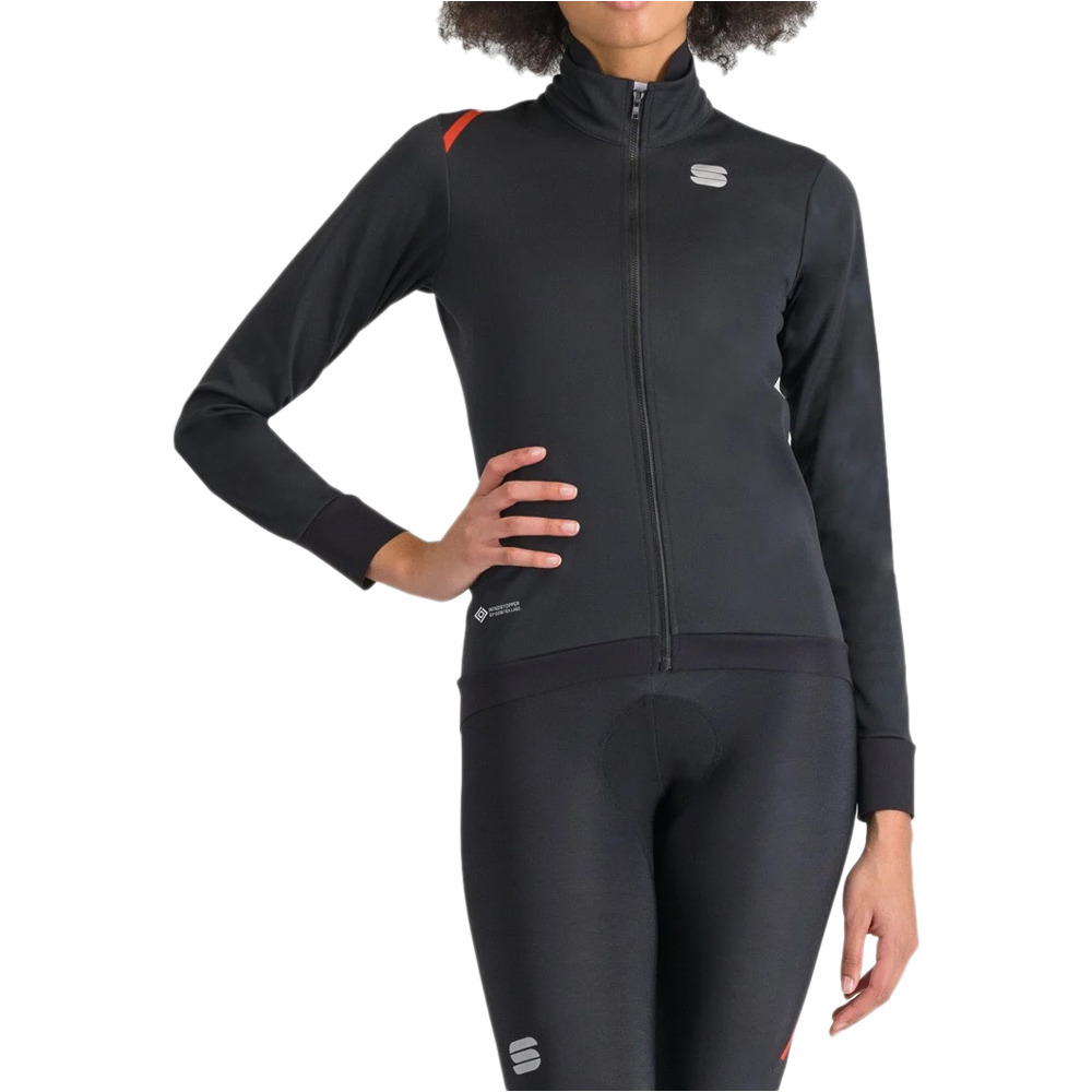 Sportful cortavientos ciclismo mujer FIANDRE  W JACKET vista frontal