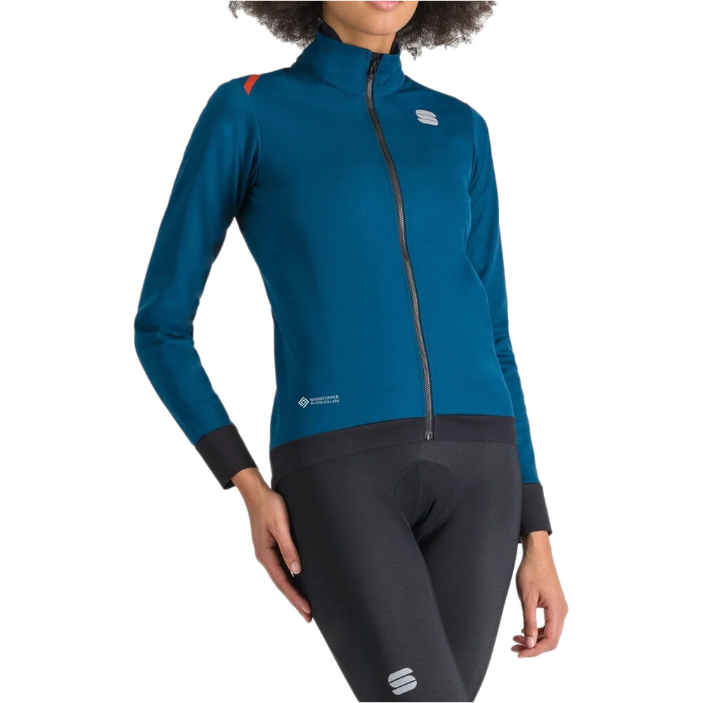 Sportful cortavientos ciclismo mujer FIANDRE  W JACKET vista frontal