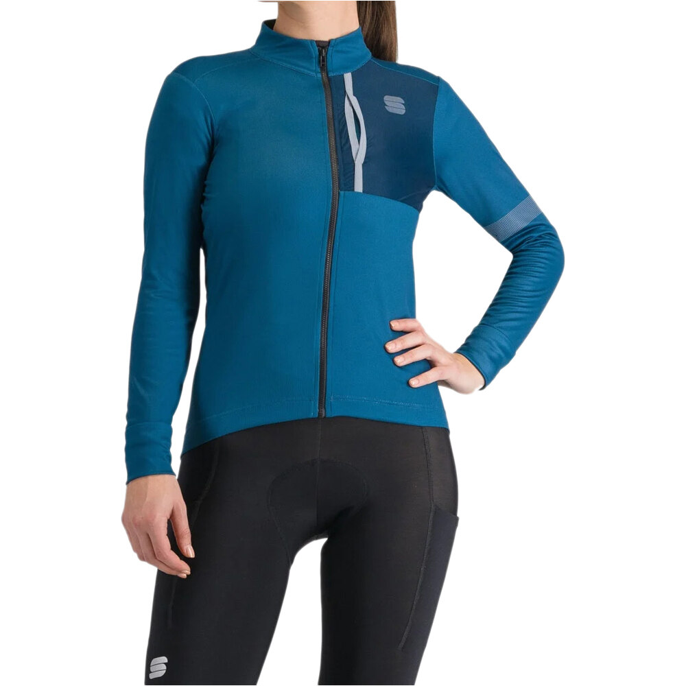 Sportful maillot manga larga mujer SUPERGIARA WOMAN THERMAL JERSEY vista frontal