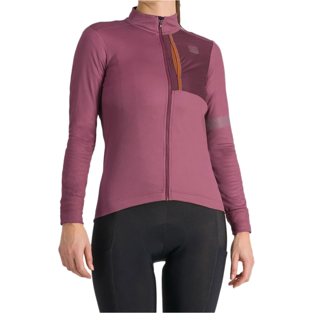 Sportful maillot manga larga mujer SUPERGIARA WOMAN THERMAL JERSEY vista frontal