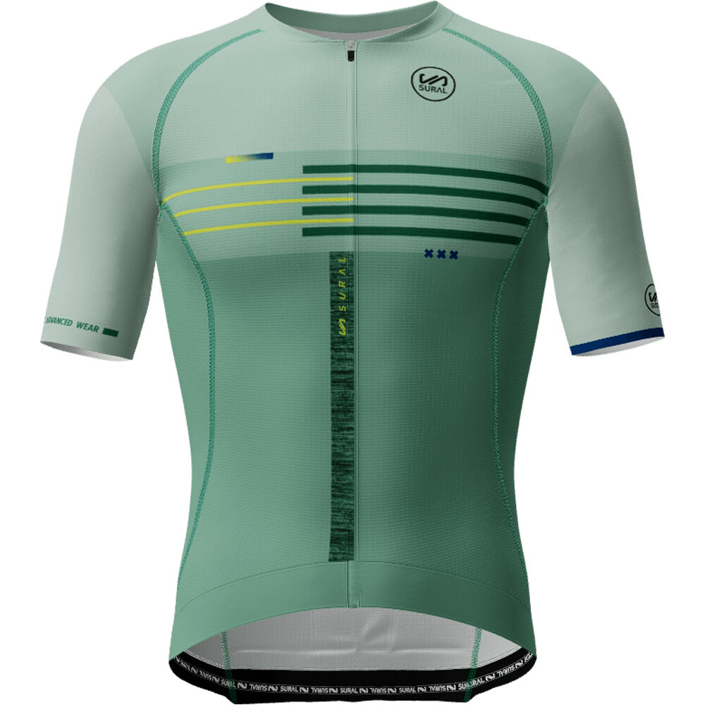 Sural maillot manga corta hombre Maillot  Ciclismo TROPHY PRO vista frontal